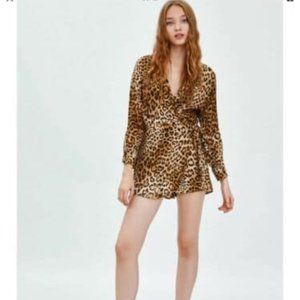 Brand New with Tag Zara Cheetah Print Romper